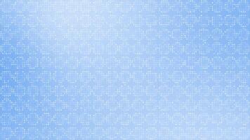 Royal blue color circular dots forming circular design pattern half tone geometrical loop able background video