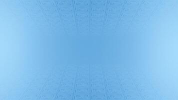 Royal blue color 3d space with abstract box pattern futuristic geometrical background video