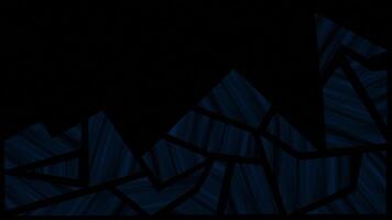 Royal blue color abstract design parallel lines pattern dark geometrical shapes loop able background video