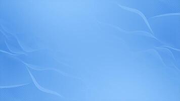 Royal blue color wavy pattern simple and elegant futuristic background for professional use video
