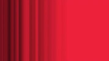 Elegant Red color stripes repeating shapes appearing and disappearing futuristic geometrical background video