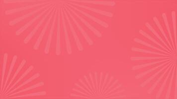 Red color floral pattern simple and beautiful elegant background video