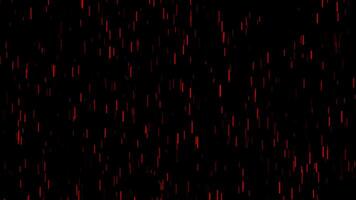 Simple and elegant floating futuristic hi-tech lines upwards on black background video