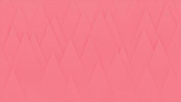 Red color simple and elegant low poly or triangular shapes futuristic geometrical looped background for professional use video