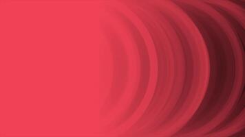 Elegant Red color semi circle repeating shapes appearing and disappearing futuristic geometrical background video