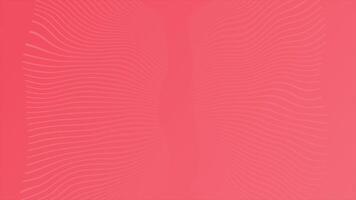 Red color wavy stripes abstract pattern geometrical futuristic background video