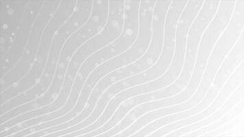 White and Black color abstract design wavy pattern liquid shapes geometrical loop able background video