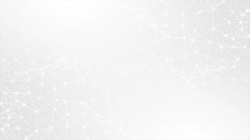 White color abstract modern design low poly pattern geometrical seamless loop able background for presentation video