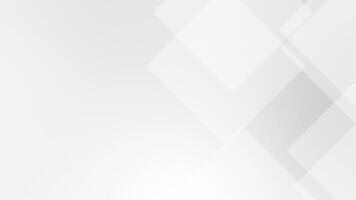 White and Black color square geometrical shapes simple and elegant loop able background video