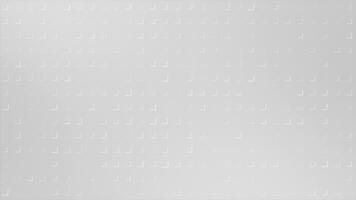 White and Black simple pattern appearing and disappearing geometrical minimal looped background video