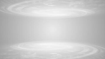 White and Black smoke textured rotating hi-tech 3d space futuristic background for presentation video