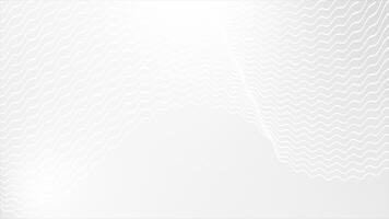 White and Black color digital cyber wavy design abstract pattern geometrical loop able background video