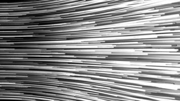 White and Black glowing glitter particles moving from left to right 3d abstract neon background video