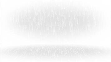 White and Black color particles 3d space moving upwards slowly abstract particles background video