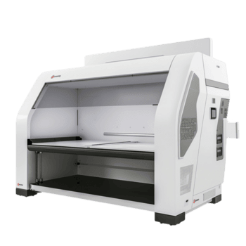 Large White Machine with Sheet on Transparent Background AI-Generative png