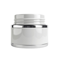 Cream Cosmetics Product Plastic Container on Transparent Background AI-Generative png