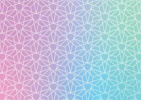 Pastel geometric soft pattern colorful background vector
