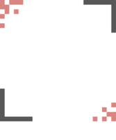 8bit retro game pixel art colorful speech bubble balloon icon sticker memo keyword planner text box banner png