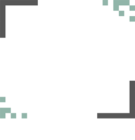 8bit retro game pixel art colorful speech bubble balloon icon sticker memo keyword planner text box banner png