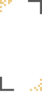 8bit retro game pixel art colorful speech bubble balloon icon sticker memo keyword planner text box banner png