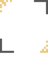 8bit retro game pixel art colorful speech bubble balloon icon sticker memo keyword planner text box banner png