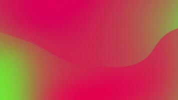 A vibrant wave pattern in green and pink colors creates a captivating background video