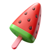 Wassermelone Eis Sahne 3d machen png