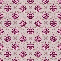 Oriental demark seamless pattern, design for wallpaper carpet fabric wrapping clover vector