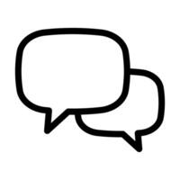 Chat icon. Talk bubble speech icon. Dialogue balloon icon. vector
