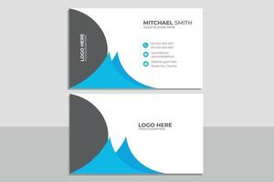 Creative and modern business card template vector