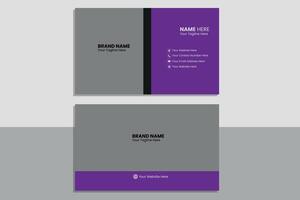 Clean Design Business Card Layout vector