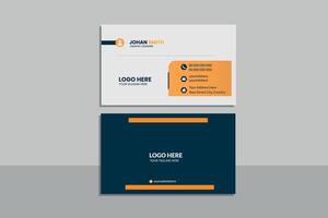 creative modern name card and business card vector