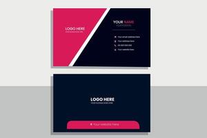 Clean Design Business Card Layout vector