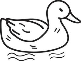 Bird continuous line drawing element isolated on white background for decorative element. illustration of animal form in trendy outline style. Bird Silhouette. Bird Line Art. vector