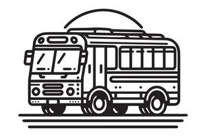 Simple and easy car coloring page for kids and Toddler. car coloring books for kids vector