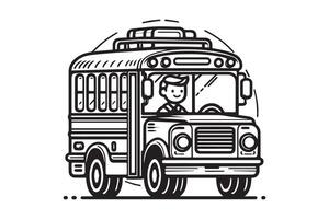 Simple and easy car coloring page for kids and Toddler. car coloring books for kids vector
