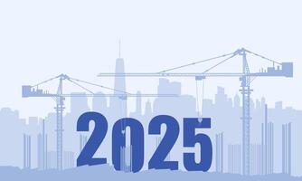 2025 New Year Background Design. vector