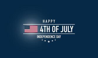 4th of July Background Design. vector