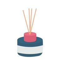 Diffuser yoga element hand drawn vector