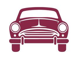 a car icon on a white background vector