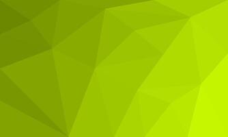 Beautiful abstract geometric triangular low poly background design. Gradient on yellow green color vector