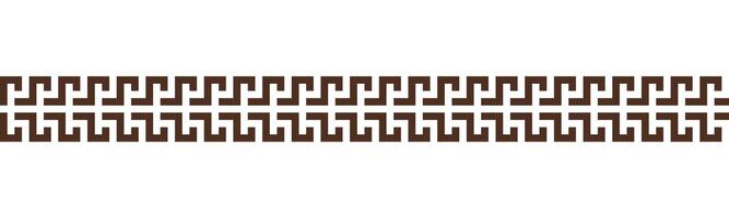 Greek key seamless border pattern collection. Decorative ancient meander, Greece ornament with repeated geometric motifs vector