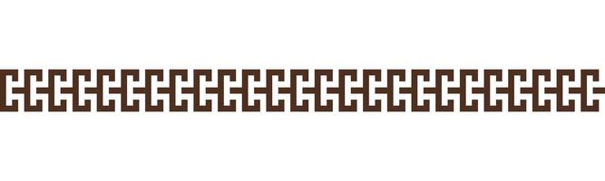 Greek key seamless border pattern collection. Decorative ancient meander, Greece ornament with repeated geometric motifs vector