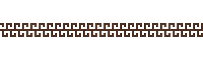 Greek key seamless border pattern collection. Decorative ancient meander, Greece ornament with repeated geometric motifs vector