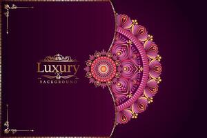 Creative luxury colorful ornamental mandala design background vector