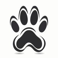 Paw Print Icon. vector