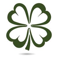Four leaf clover St Patricks Day vector