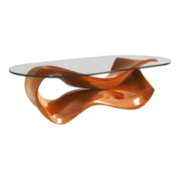 Shiny Wooden Table on Transparent Background png