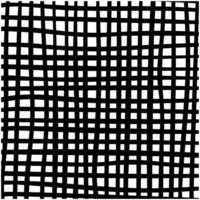 Crosshatched square pattern. Different textures made in hand drawn pencil style vector