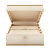 Box for Couple Ring on Transparent Background png